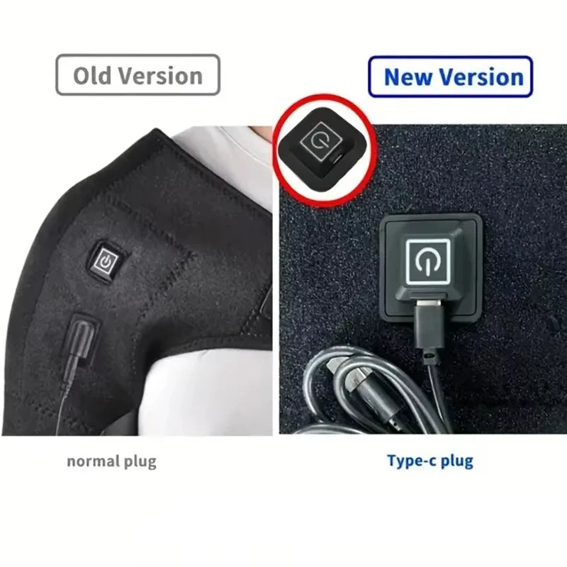 Heated Shoulder Wrap – Pain Relief & Support Brace